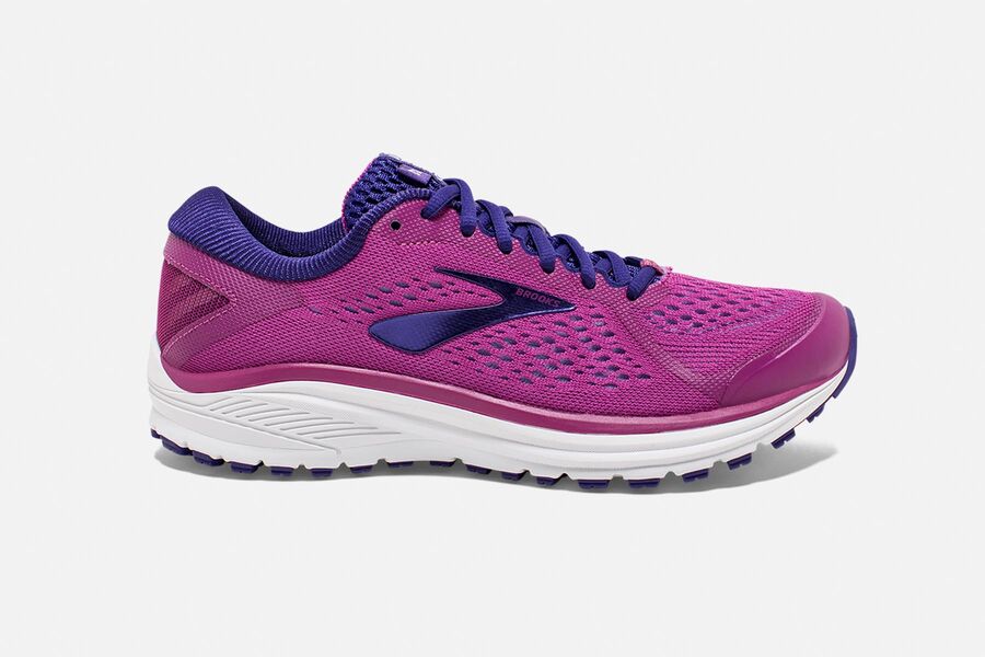 Brooks Aduro 6 Mens Australia - Road Running Shoes - Purple/White (574-NHKXL)